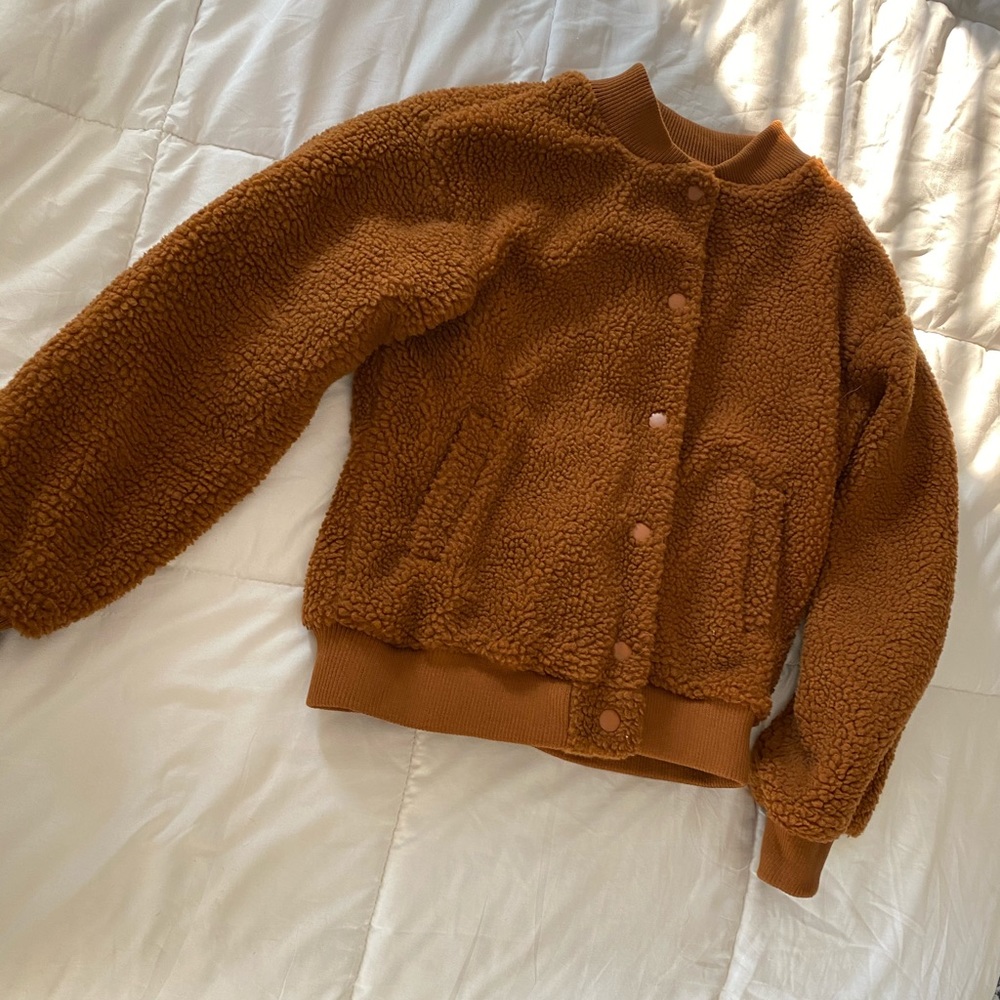 Teddy Bear Bomber Jacket